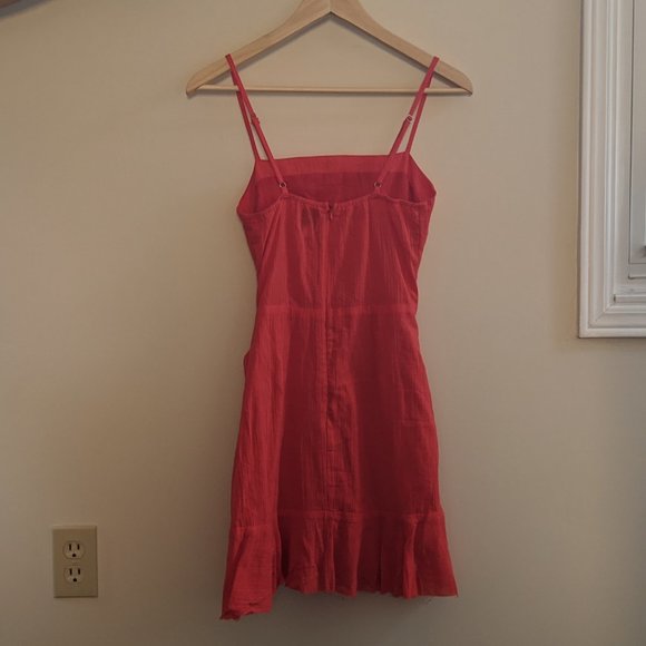 Princess Polly Dress | Red Wrap Dress - Picture 5 of 8